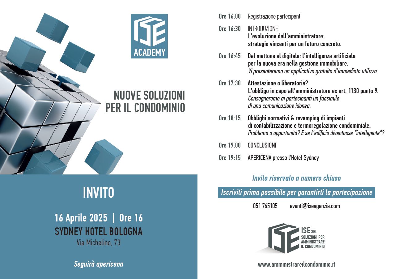 Convegno ISE Bologna 2025